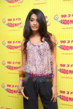 Sarah Jane Dias promote Game on Radio Mirchi in Radio Mirchi Office, Mumbai on 7th March 2011 (8).JPG